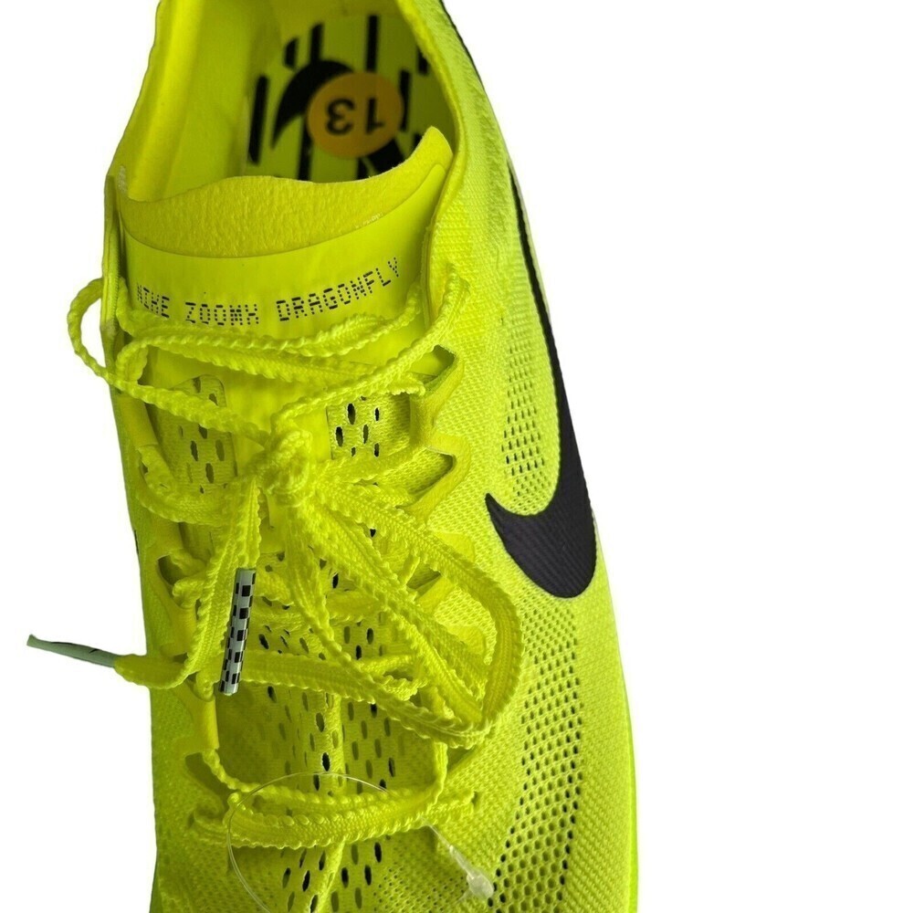 Nike ZoomX Dragonfly Racing Spikes Men's 13 Volt Mint Foam Lightweight Track New - Picture 10 of 12